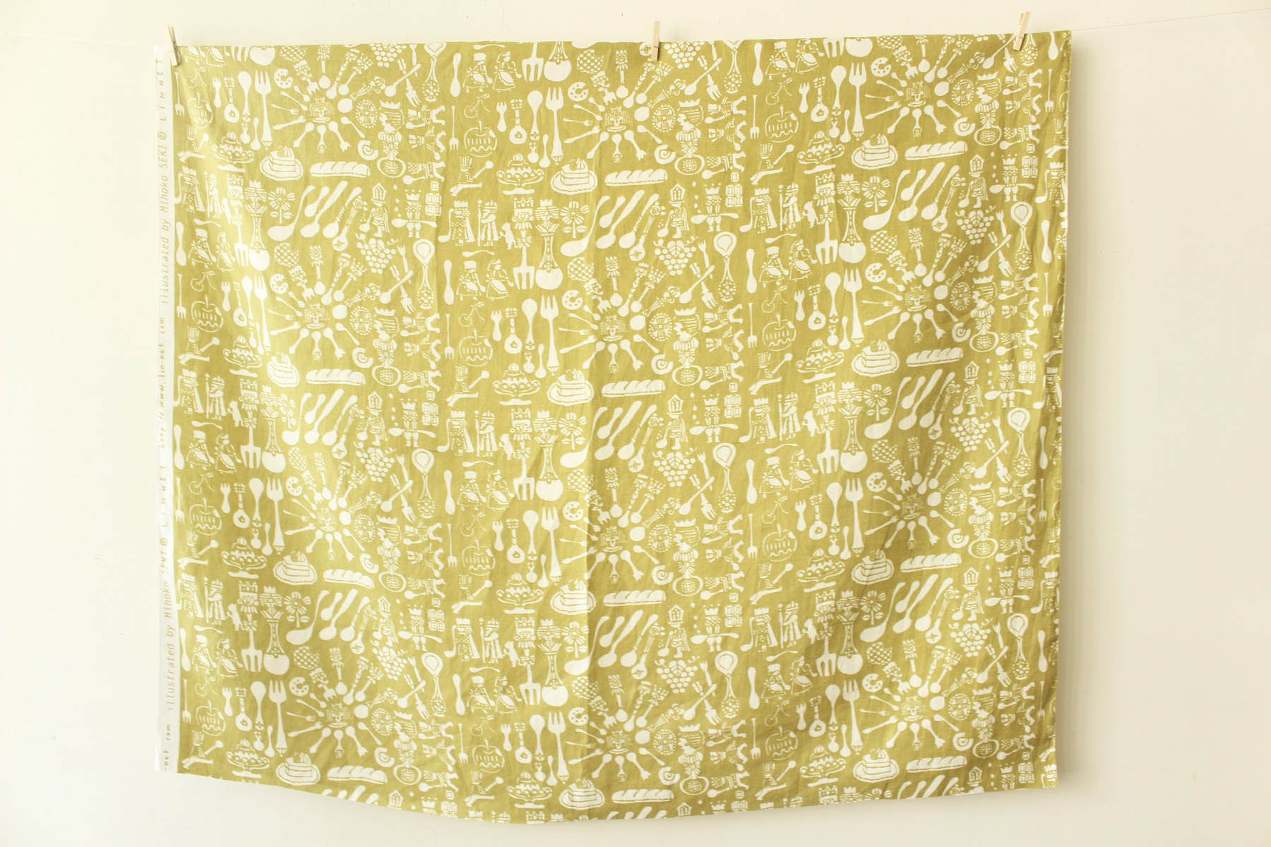 LINNET linen print LINNETリネンプリント<br />　一口女王キャベツ